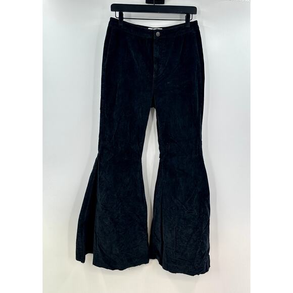 We The Free Just Float On Flare Jeans Grey Velvet Size 29 - Picture 1 of 7